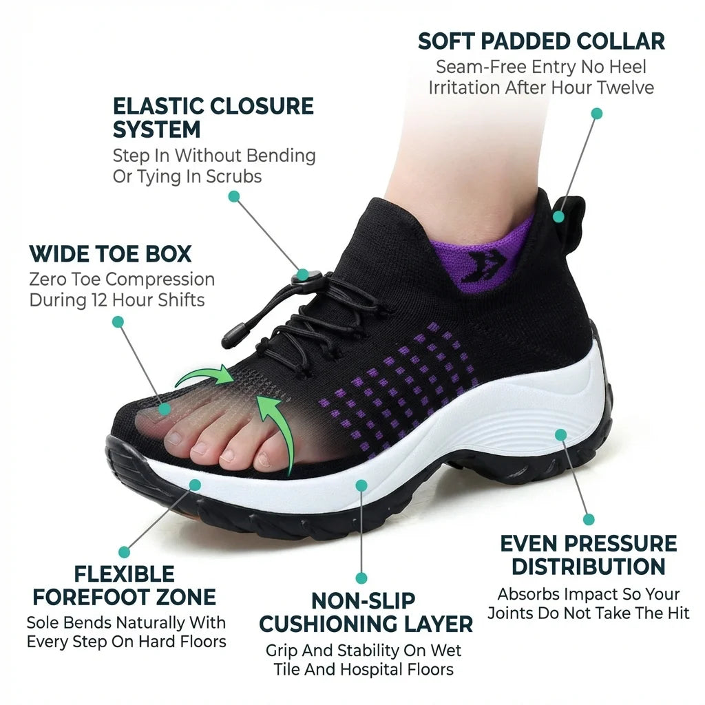 Barevita Lora | Supportive Arch Support Sneakers