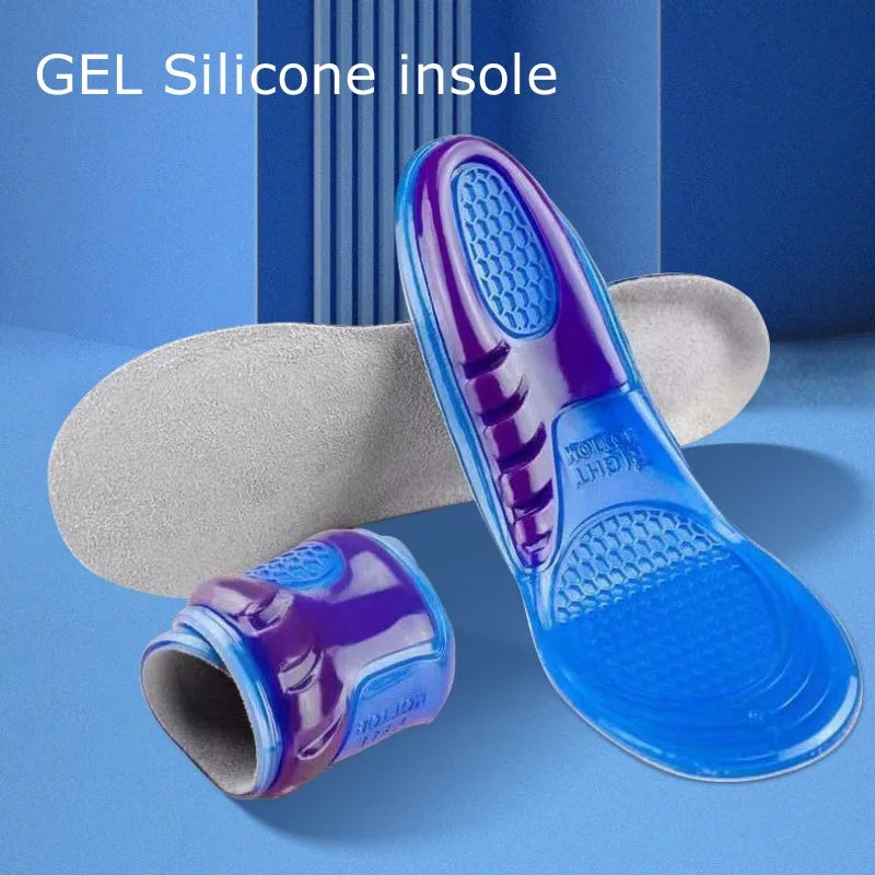 GEL Siliconen Inlegzolen voor Schoenen Orthopedische Steunzool Binnenzool Zachte Schoen Inserts Sport Anti-slip Sjabloon voor Man Vrouwen schoenzool