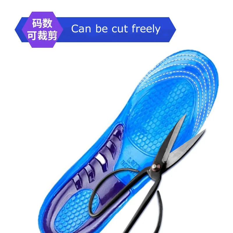 GEL Siliconen Inlegzolen voor Schoenen Orthopedische Steunzool Binnenzool Zachte Schoen Inserts Sport Anti-slip Sjabloon voor Man Vrouwen schoenzool